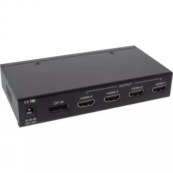 InLine DisplayPort to HDMI 2x2 Video Wall Splitter 1 IN 4 OUT 4K UltraHD