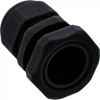 InLine Cable Gland nylon IP68 3.5 - 6mm black 10 pcs., Neoprene, Nylon, Black, 43 g, 80 mm, 120 mm, 25 mm