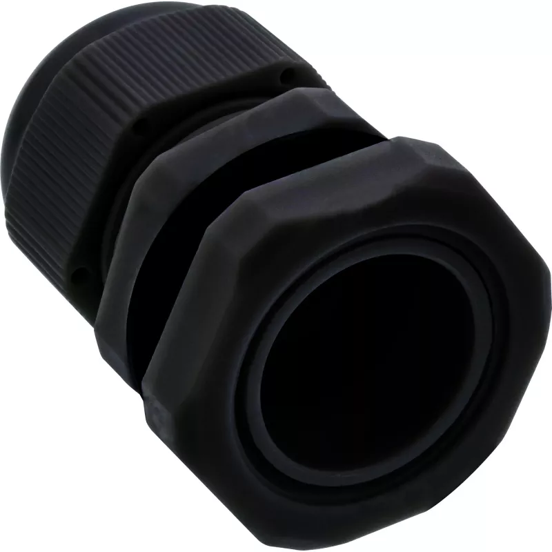 InLine Cable Gland nylon IP68 3.5 - 6mm black 10 pcs., Neoprene, Nylon, Black, 43 g, 80 mm, 120 mm, 25 mm