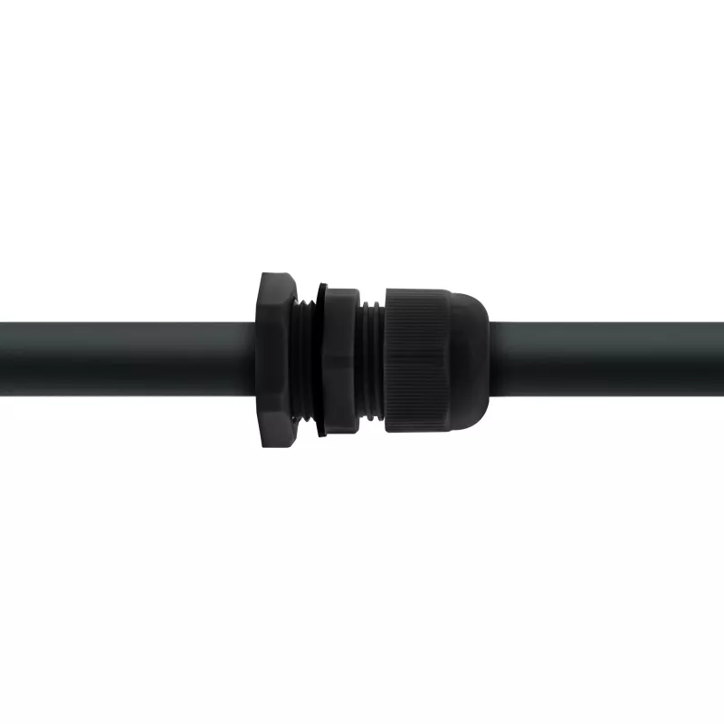 InLine Cable Gland nylon IP68 3.5 - 6mm black 10 pcs., Neoprene, Nylon, Black, 43 g, 80 mm, 120 mm, 25 mm