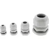 InLine Cable Gland Nylon IP68 3.5 - 6mm grey 10 pcs, Nylon, Grey, 43 g, 80 mm, 120 mm, 25 mm