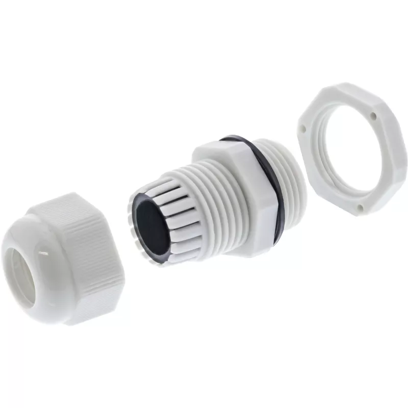 InLine Cable Gland Nylon IP68 3.5 - 6mm grey 10 pcs, Nylon, Grey, 43 g, 80 mm, 120 mm, 25 mm