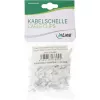 InLine 100 pcs. Pack Square Cable Clamp 10mm white