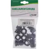 Cable gland InLine 44012B nylon IP68 for cables Ø6–12 mm, black, pack of 10