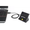 Manhattan USB-A Smart/SIM Card Reader, 480 Mbps (USB 2.0), Desktop Standing, Friction Type compatible, Hi-Speed USB, Cable 86cm, Black, Three Year Warranty