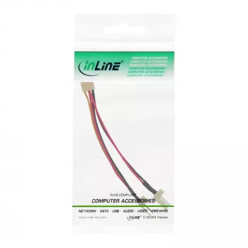 InLine Fan Adapter 3pin female / 2x 3pin male approx. 0.10m