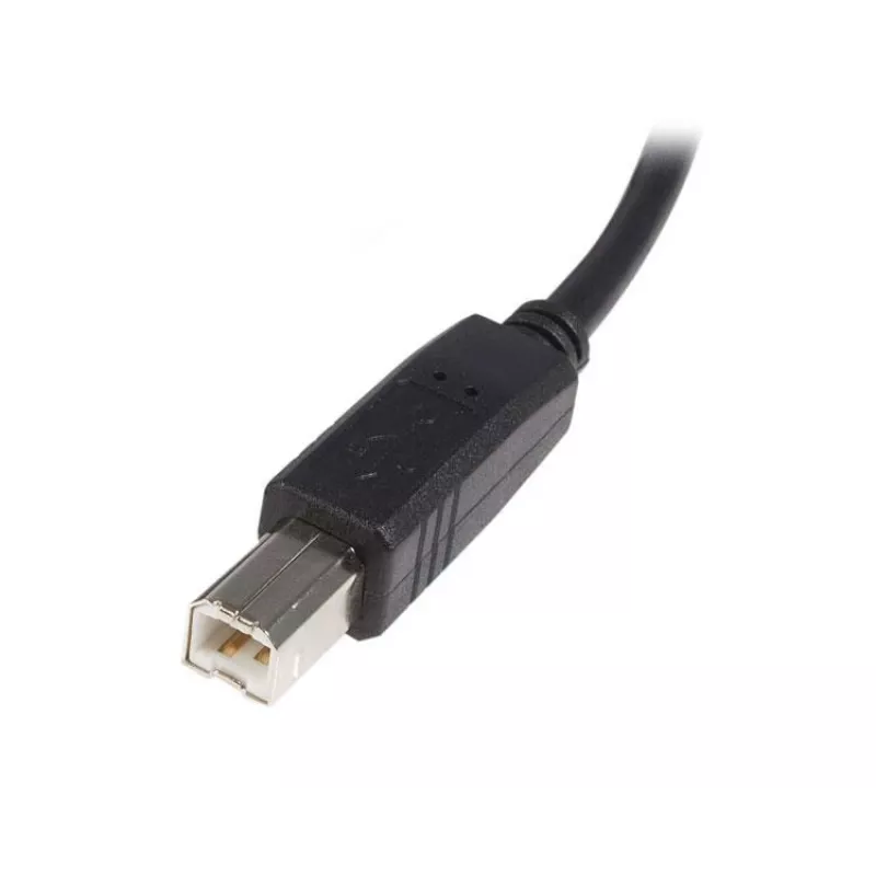 StarTech.com 0.5m USB 2.0 A to B Cable - M/M, 0.5 m, USB A, USB B, USB 2.0, Male/Male, Black