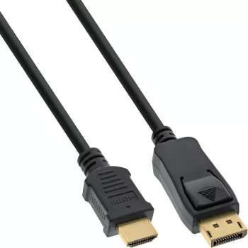 DisplayPort to HDMI converter cable InLine 17184 1.5m black