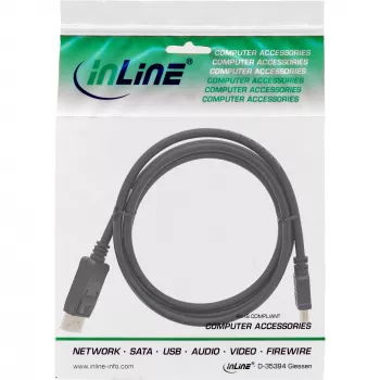 DisplayPort to HDMI converter cable InLine 17184 1.5m black