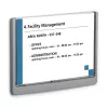 Sign holder Durable 486637 A5 Plastic Graphite