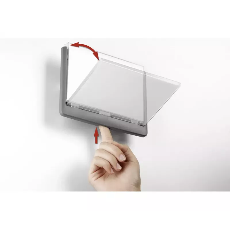 Sign holder Durable 486637 A5 Plastic Graphite