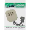InLine TAE Adapter TAE-F German male / TAE NFF + RJ11 6P4C female 0.2m