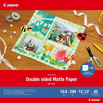 Canon MP-101D Double-sided Matte Paper, 12“x12”, 30 sheets