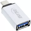 InLine USB 3.2 Gen.2 Adapter, USB-C male to USB-A female, silver