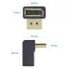 InLine DisplayPort Adaptor, DisplayPort male / female upward angled