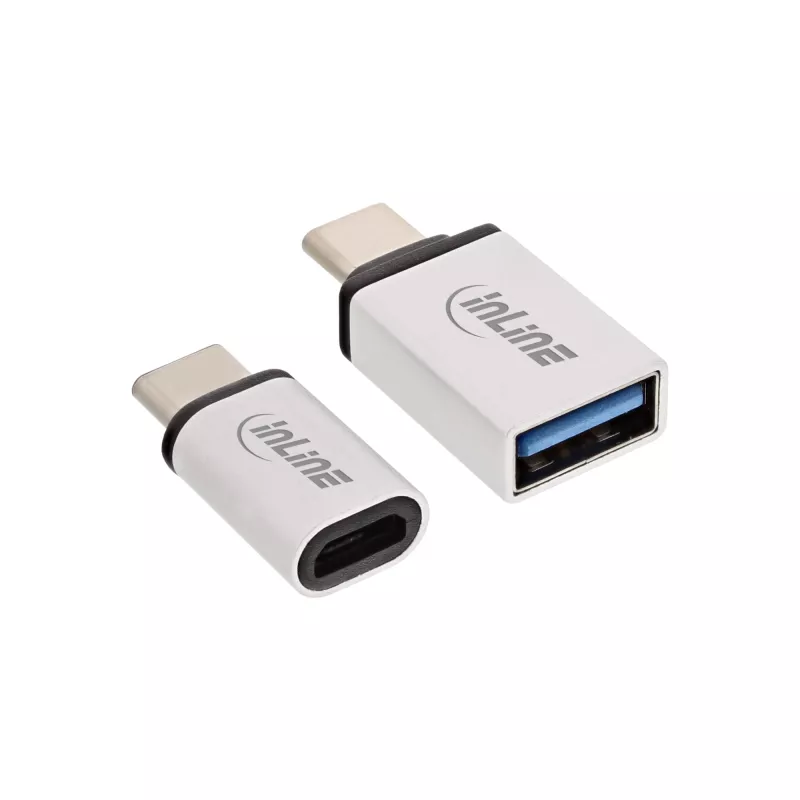 USB-C Adapter Set InLine 35809 USB-C M to Micro-USB F USB3.0 A F