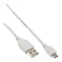 InLine Micro USB 2.0 Cable USB Type A male / Micro-B male, white, 2m