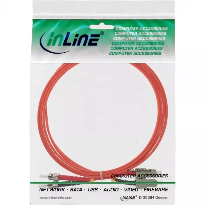 InLine Fiber Optical Duplex Cable SC/ST 50/125µm OM2 3m