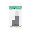 InLine patch cord adapter Cat.6A, RJ45 male / female, angled 90° to the right