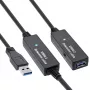InLine USB3.2 Gen.1 Active Repeater Cable Type A male / female, black, 20m