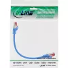 InLine Patch Cable S/FTP PiMF Cat.6 250MHz copper halogen free blue 0.25m