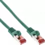 InLine Patch Cable S/FTP PiMF Cat.6 250MHz copper halogen free green 0.3m