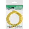 InLine Patch Cable S/FTP PiMF Cat.6 250MHz copper halogen free yellow 1m
