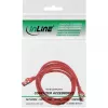 Patch Cable Intos Cat6 S/FTP PiMF 250MHz RJ-45 to RJ-45, copper halogen-free, 1.5 m, red
