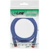 InLine Patch Cable S/FTP PiMF Cat.6 250MHz copper halogen free blue 1.5m