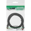 InLine Patch Cable S/FTP PiMF Cat.6 250MHz copper halogen free black 2m