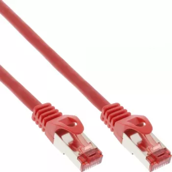 InLine Patch Cable S/FTP PiMF Cat.6 250MHz copper halogen free red 2m
