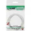 InLine Patch Cable S/FTP PiMF Cat.6 250MHz copper halogen free white 3m