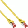 InLine Patch Cable S/FTP PiMF Cat.6 250MHz copper halogen free yellow 5m