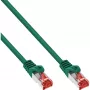 InLine Patch Cable S/FTP PiMF Cat.6 250MHz copper halogen free green 2m