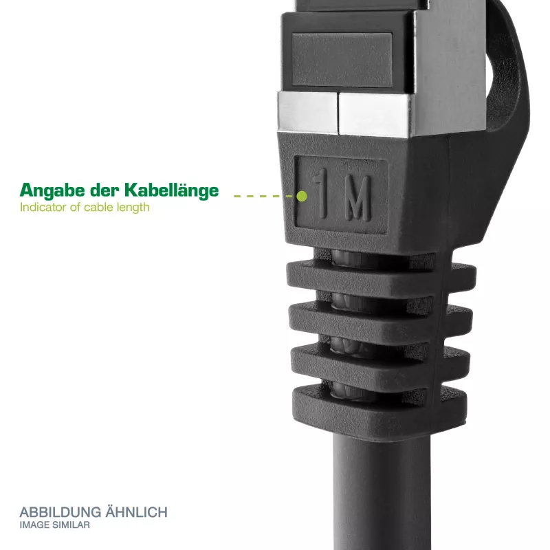 InLine Patch cable, Cat.6A, S/FTP, TPE flexible, grey, 3m