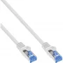 InLine Patch cable, Cat.6A, S/FTP, TPE flexible, white, 2m