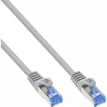 InLine Patch cable, Cat.6A, S/FTP, TPE flexible, grey, 5m