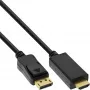 DisplayPort to HDMI converter cable InLine 17186I 0.5m 4K/60Hz black