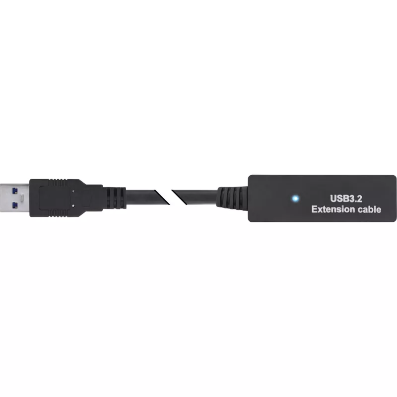 InLine USB 3.2 Gen.1 active extension, USB-A male to USB-C female, 5m