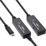 InLine USB 3.2 Gen.1 active extension, USB-C male to USB-C female, 10m