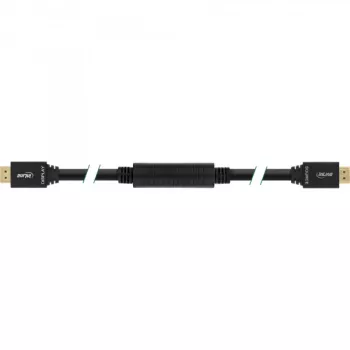 InLine , active High Speed HDMI Cable w/Ether., M/M, black, golden contacts, 30m