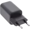 InLine USB power supply, charger, USB-A + USB Type-C, 33W, PD + QC