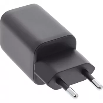 InLine USB power supply, charger, USB-A + USB Type-C, 33W, PD + QC