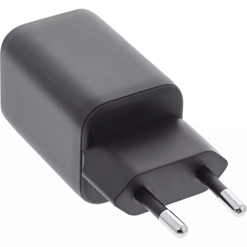 InLine USB power supply, charger, USB-A + USB Type-C, 33W, PD + QC