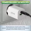 InLine USB power supply, charger, USB-A + USB Type-C, 33W, PD + QC