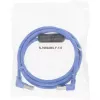 InLine Patch cable two side down angled, S/FTP (PiMf), Cat.6, PVC, blue, 1.6m