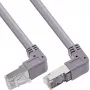 InLine Patch cable up/down angled, S/FTP (PiMf), Cat.6, PVC, copper, grey,2.67m