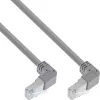 InLine Patch cable up/down angled, S/FTP (PiMf), Cat.6, PVC, copper, grey,2.67m