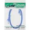 InLine Flat patch cable, U/FTP, Cat.6A, blue, 3m