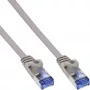 InLine Flat patch cable, U/FTP, Cat.6A, grey, 1.5m